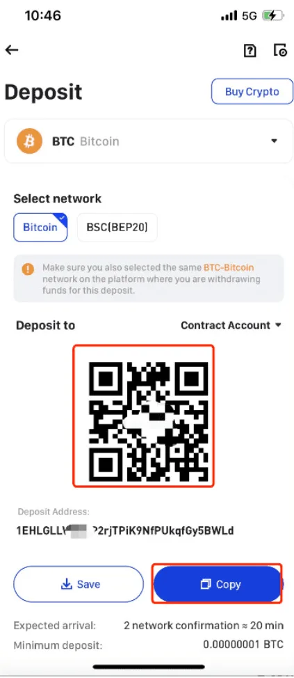 Deposit-on-phemex
