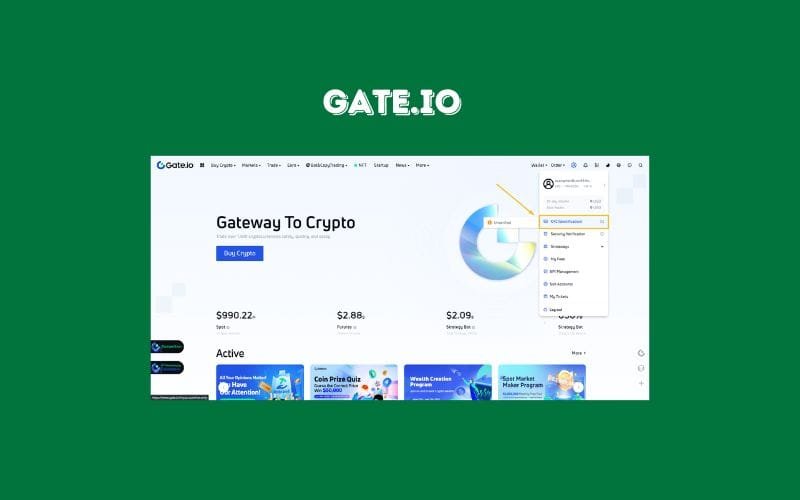 best centralized exchange Gate,io