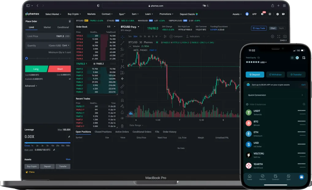 Phemex-Trading