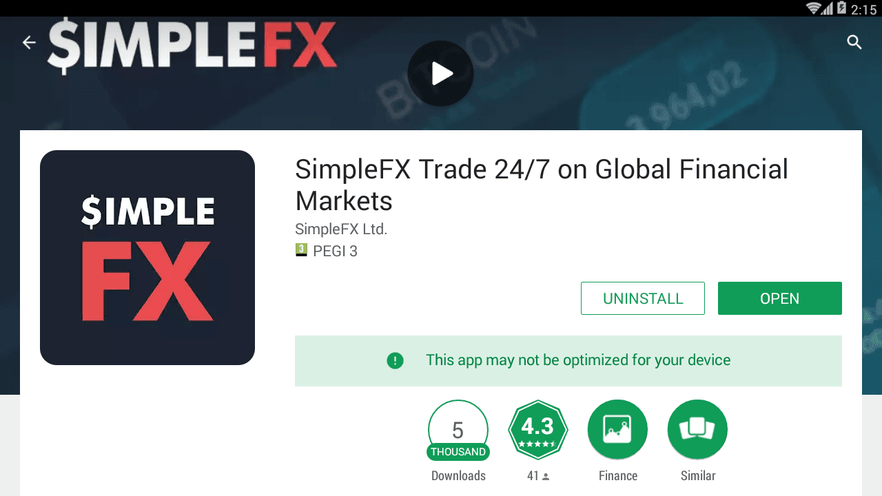 SimpleFX-app